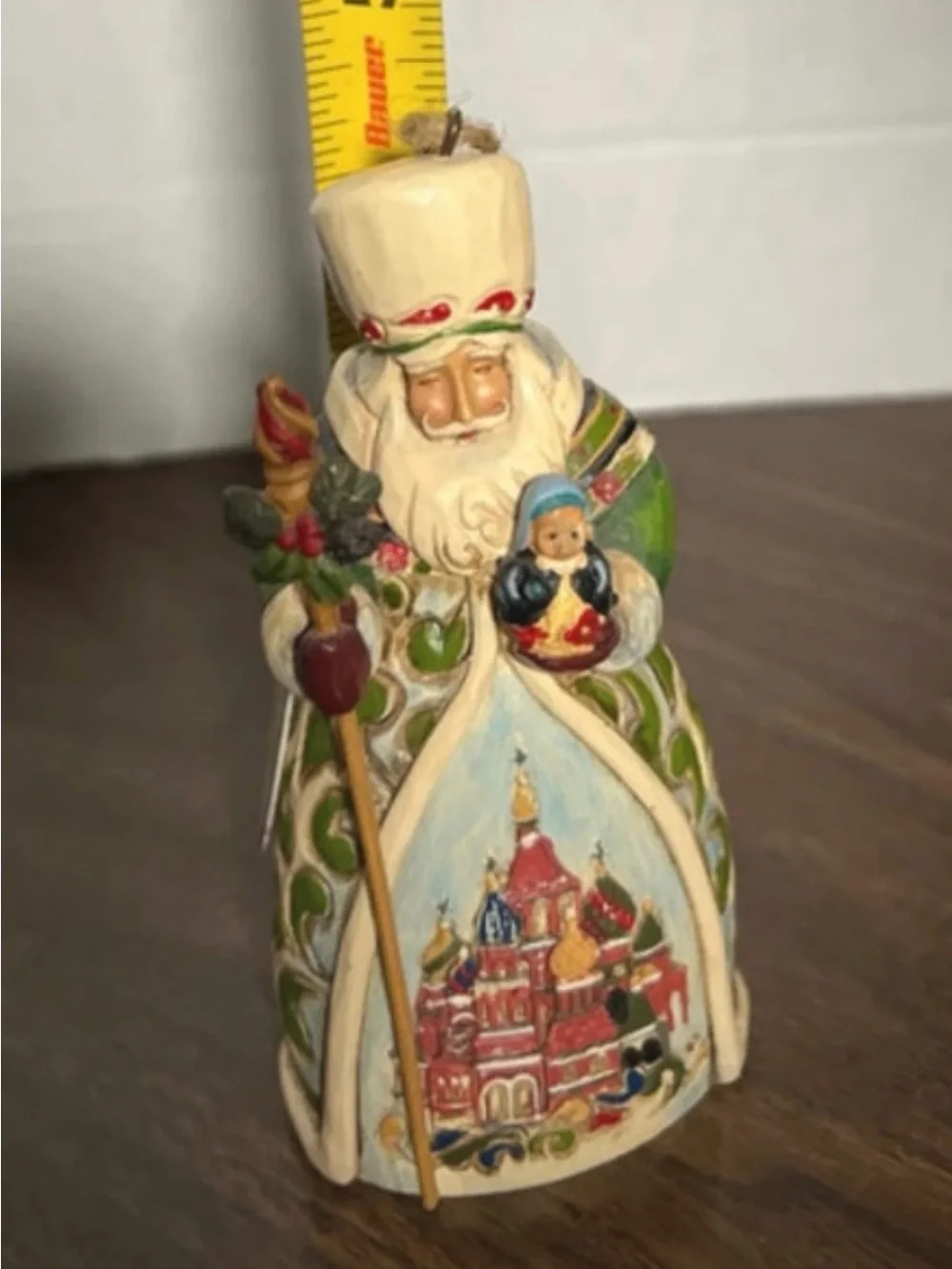 Jim Shore -Russian Santa Ornament - Multi-Color